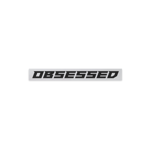 Obsessed Black Decal